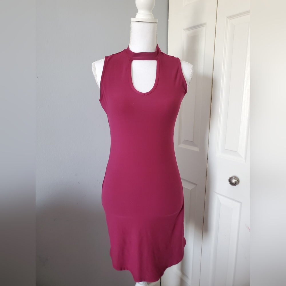 Burgundy dress size S